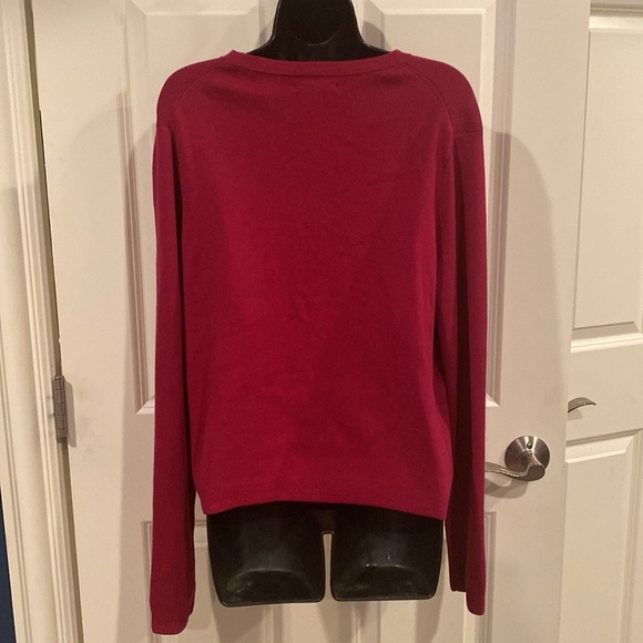 XXL Maroon Tommy Hilfiger zippped cardigan - NWT - Picture 2 of 4